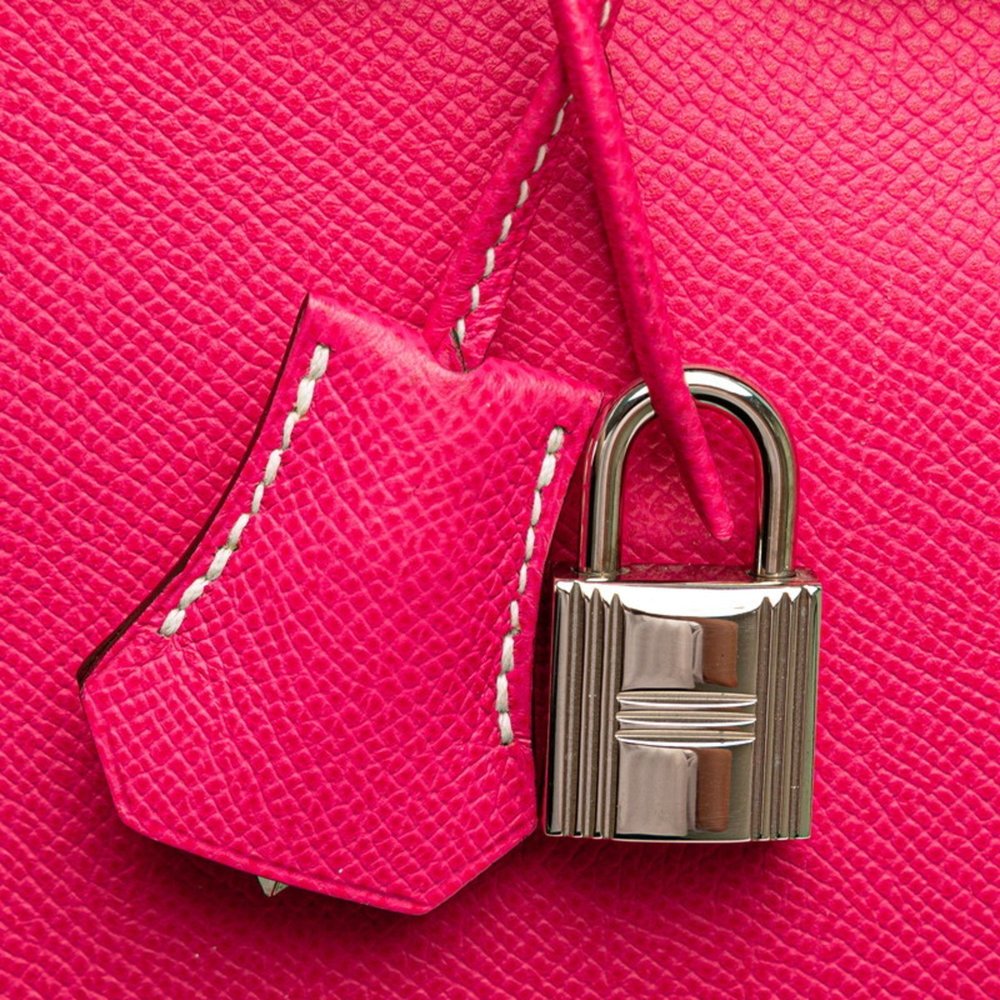Hermes Birkin 35 Candy Handbag Rose Dirrian Pink Epsom Leather Women's HERMES - Picture 10 of 11